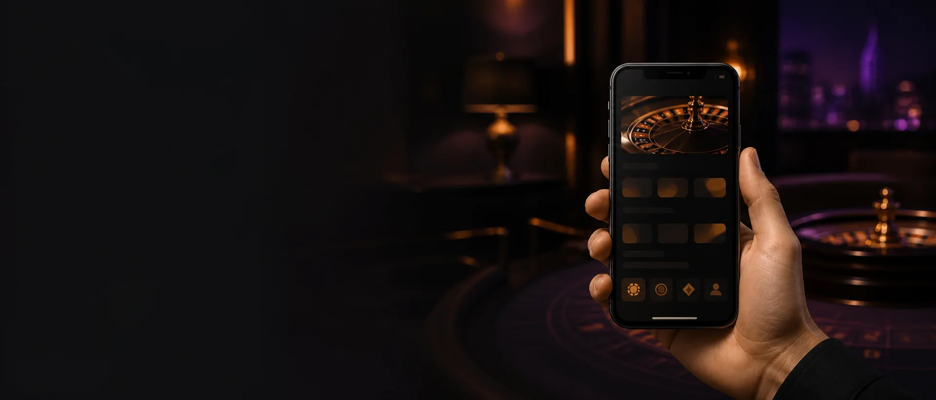 National Casino web app open on a smartphone