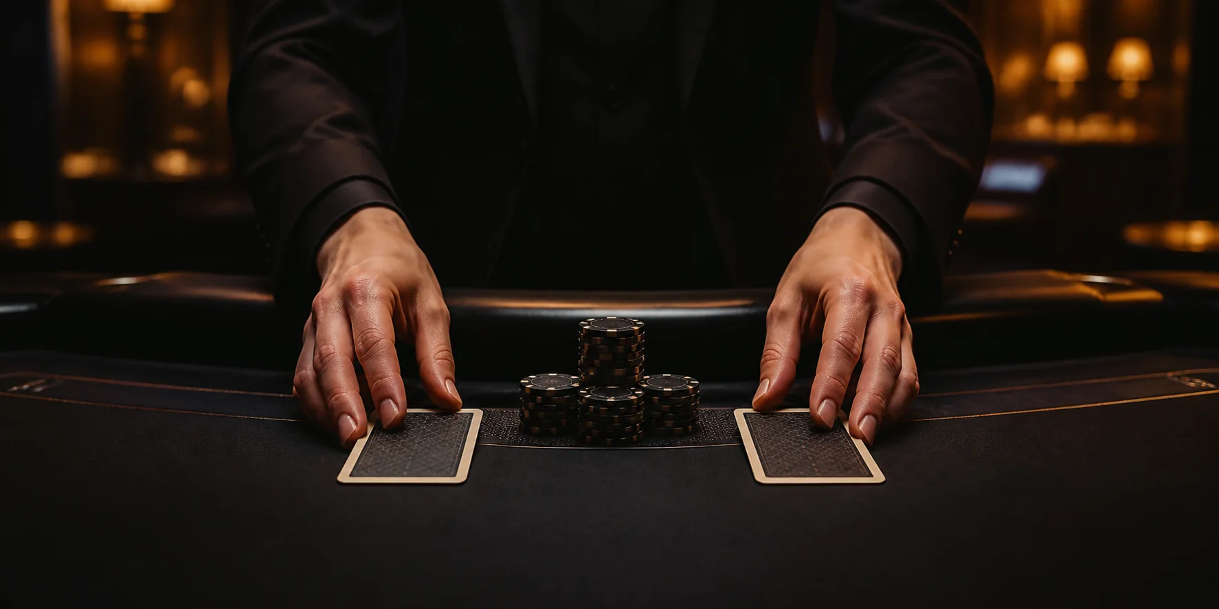 Blackjack table for a National Casino promotion